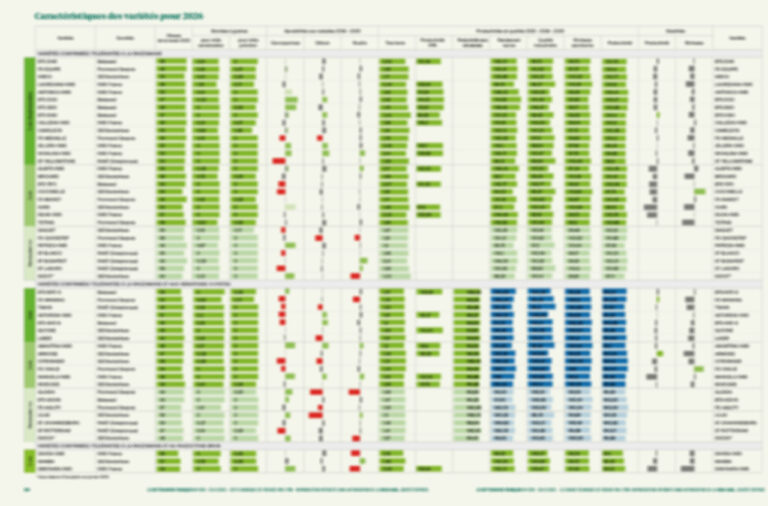 Les résultats complets des variétés de betteraves recommandées par la ITB, semis
