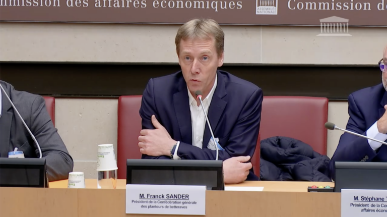 Franck Sander expose les attentes des betteraviers à l’Assemblée nationale